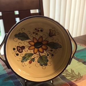 ARS Deruta bowl or casserole With handles